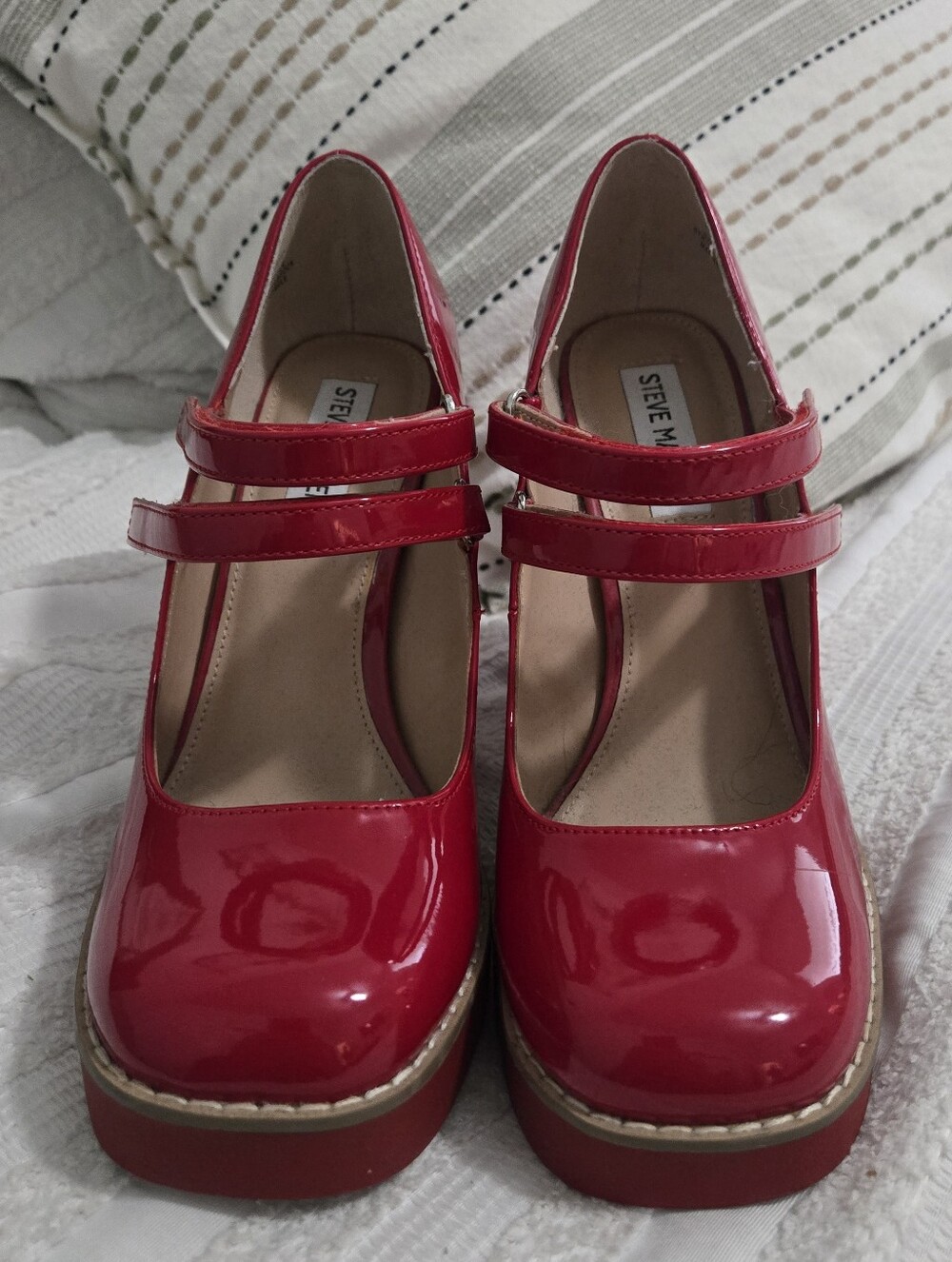 Steve Madden - Twice Mary Jane - Red - Picture 2 of 7